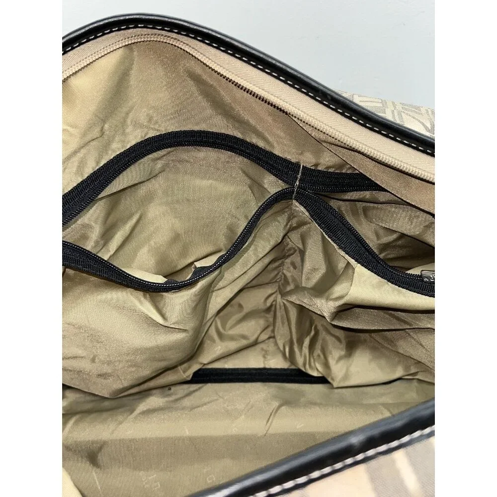 Kenneth Cole Reaction Beige 22" Rolling Duffel Bag Travel Carry On Wheeled Bag - Picture 10 of 16